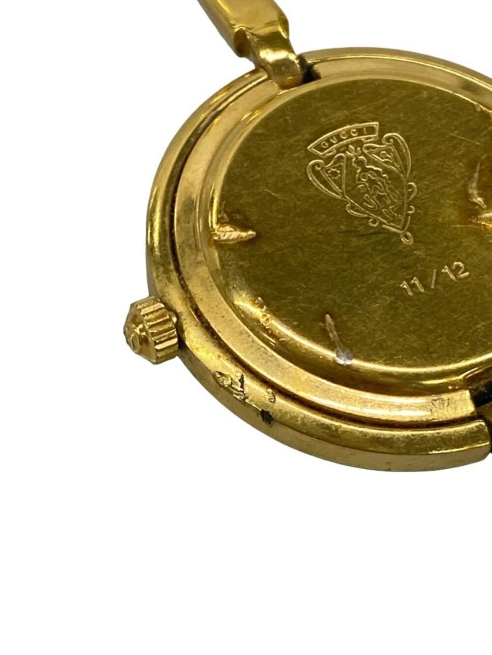 GUCCI Bezel Watch 11/12 - Gold Women's Wrist Watch - Picture 9 of 14